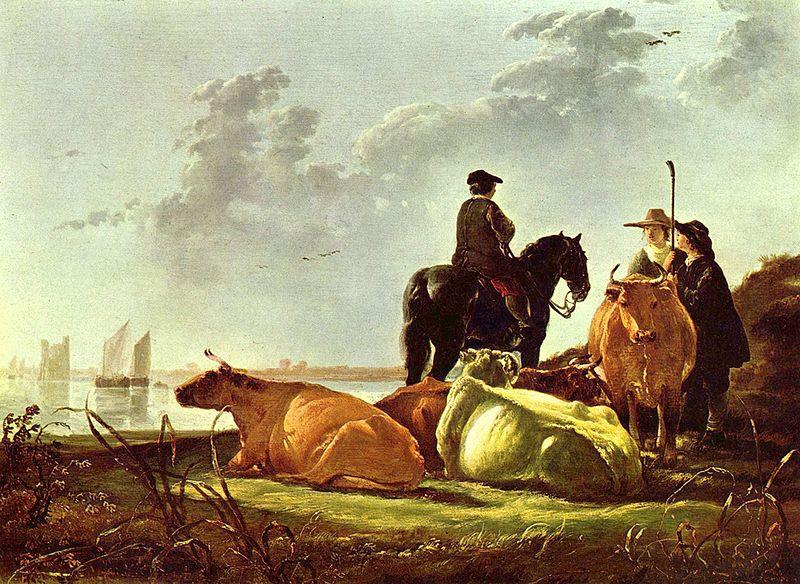 Aelbert Cuyp Viehweide oil painting image